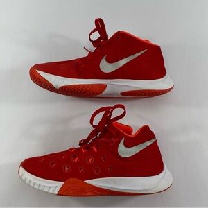 NIKE Zoom Hyperquickness 3 Red White Sneakers Men’s 6.5 # 749883-606